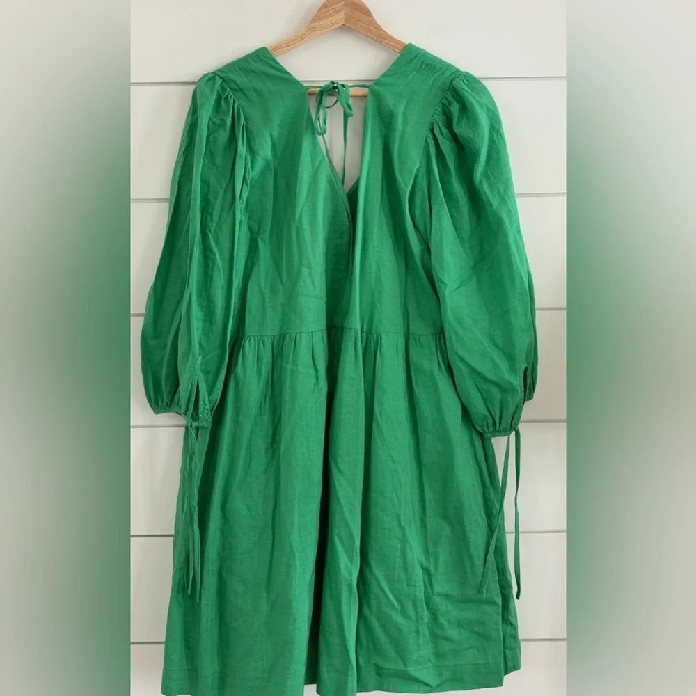 EVERY V-Neck Linen Blend Sundress NWT - Picture 4 of 4